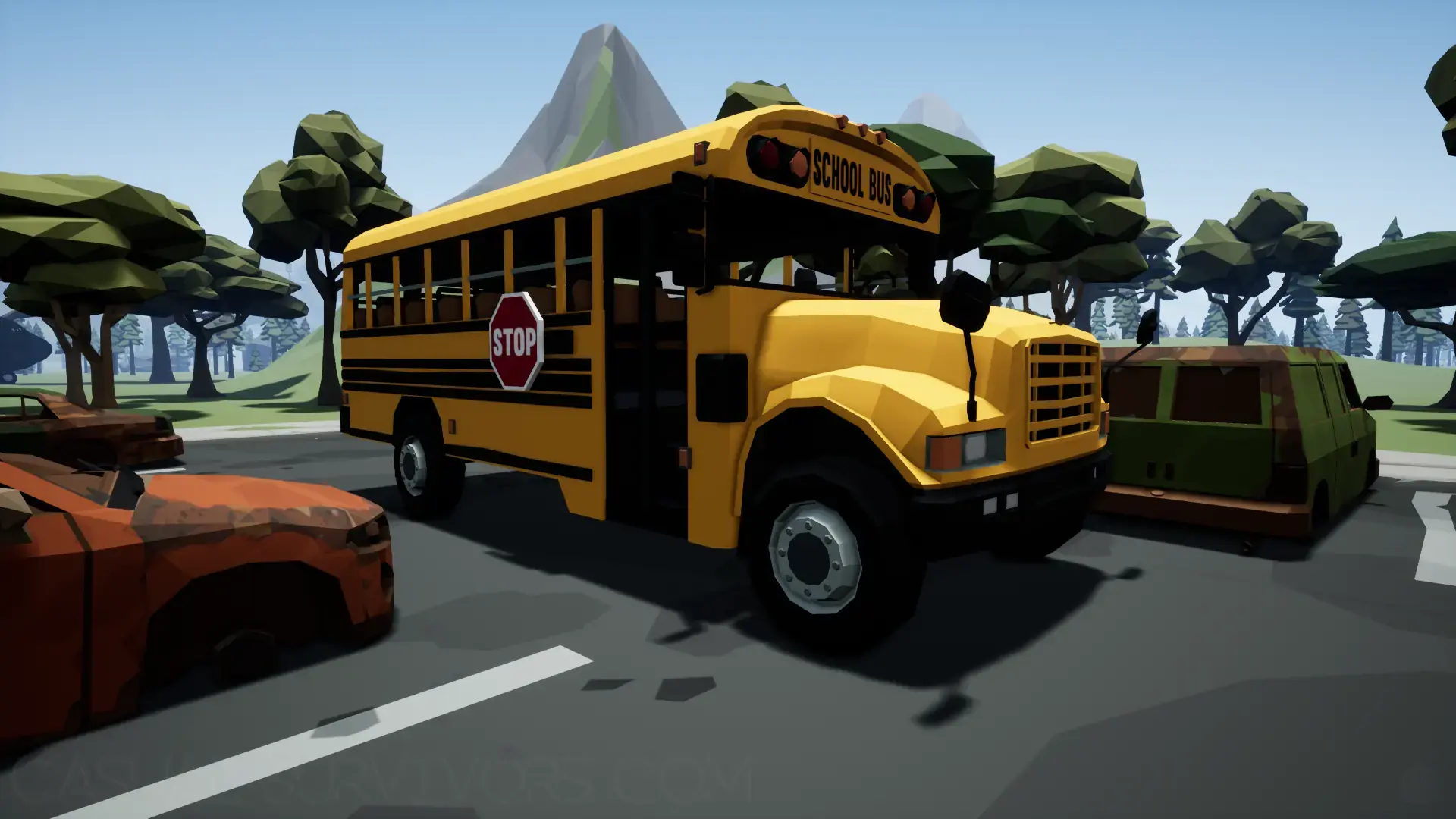 Deadpoly School Bus