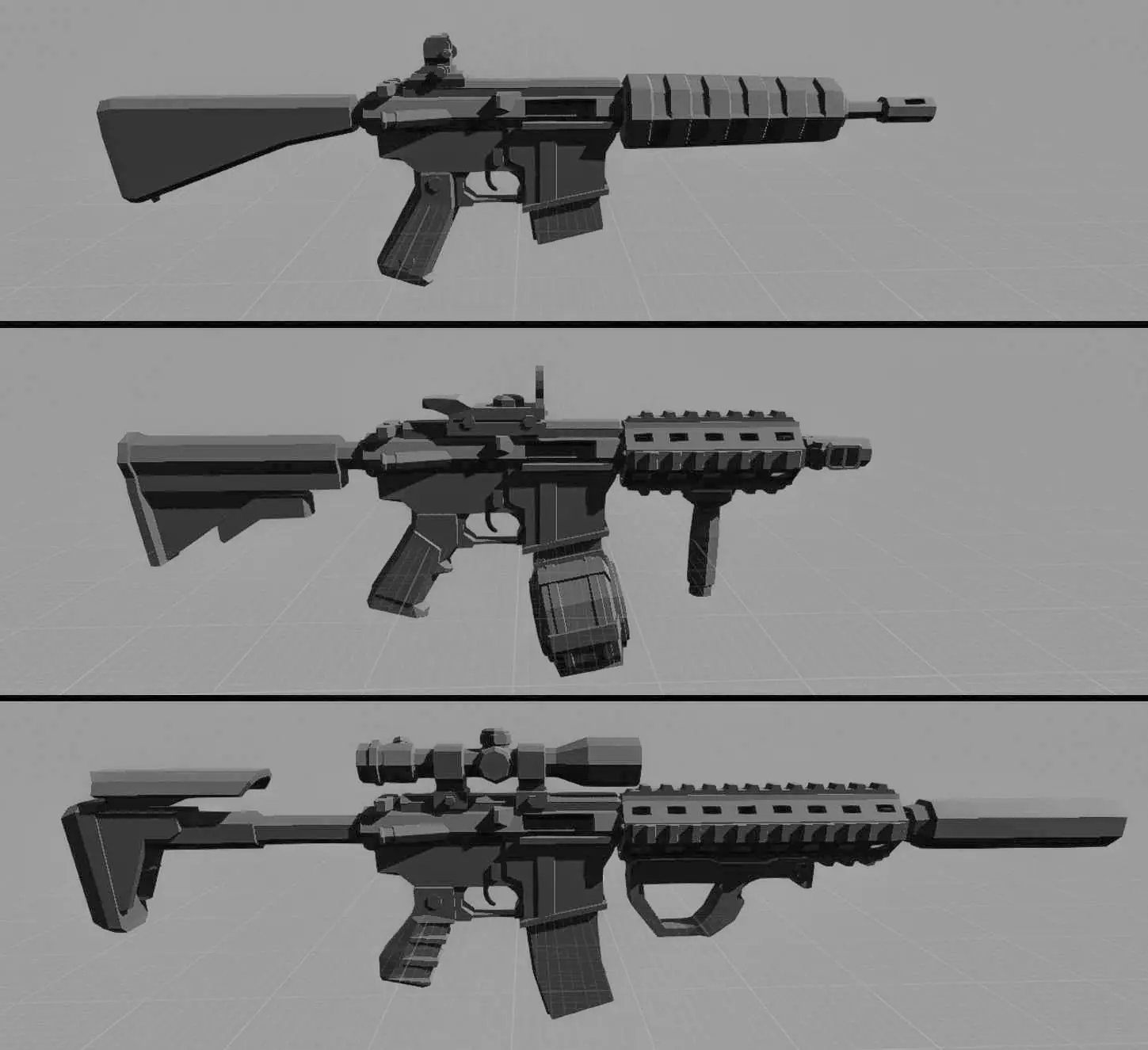 Deadpoly April Rebuild Gun Attachments
