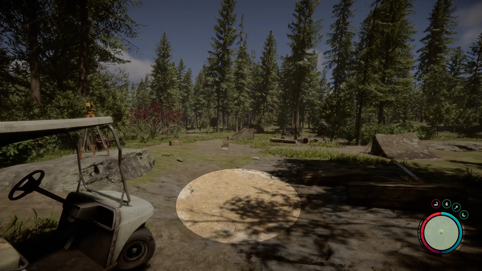 Sons of the Forest Compound Bow Dig Hint