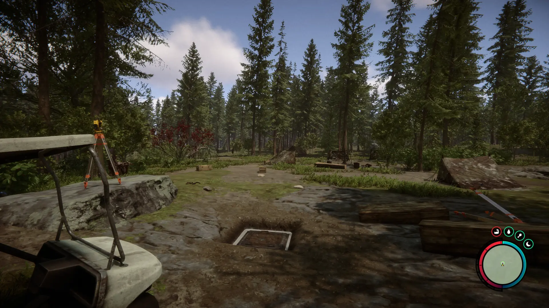 Sons of the Forest Compound Bow After Dig