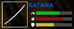 Sons of the Forest Katana Stats