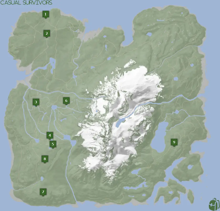Sons of the Forest Knight V Map Location