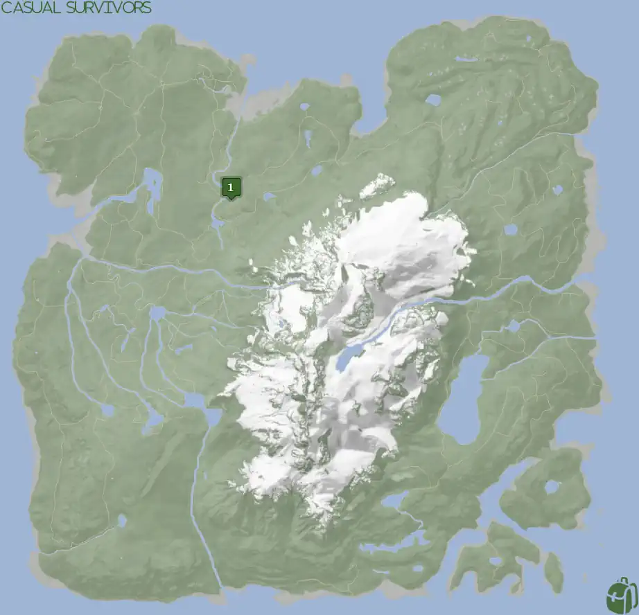 Sons of the Forest Maintenance Keycard Map Location