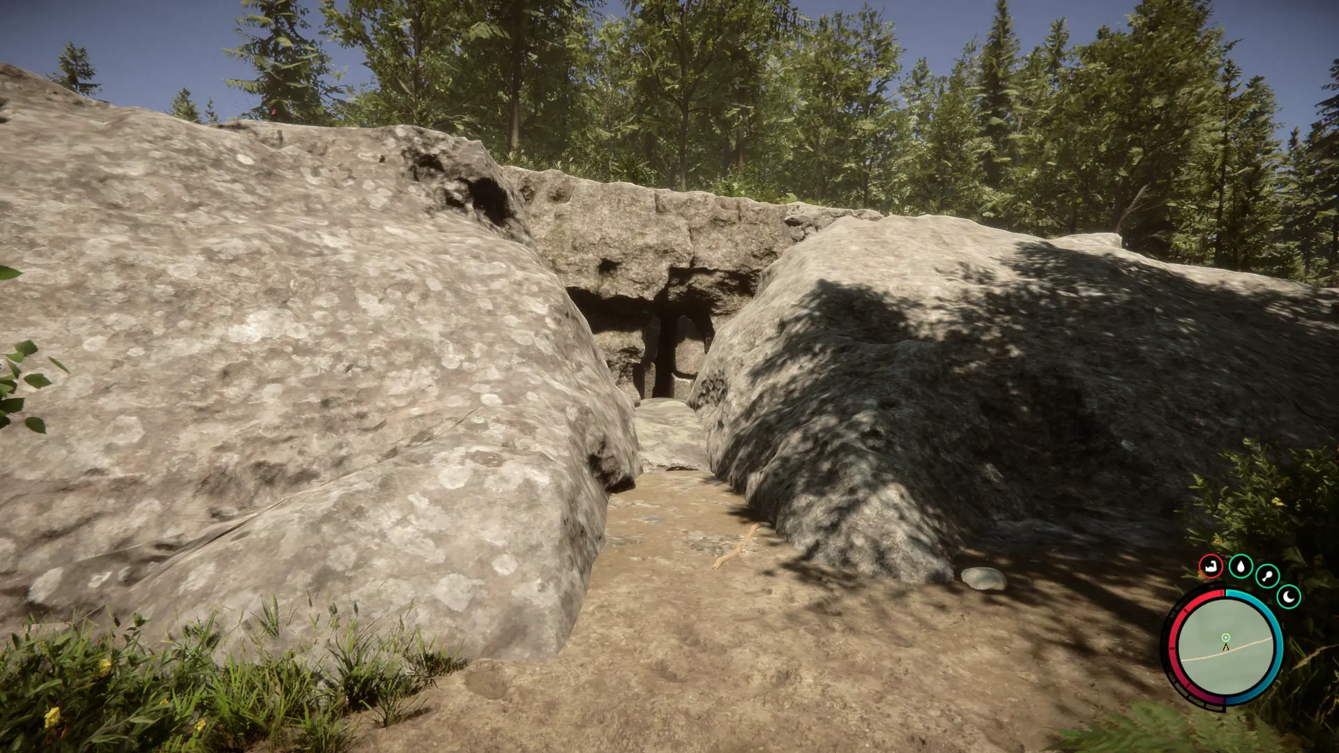 Sons of the Forest Pistol Rail Location 2 Cave Entrance