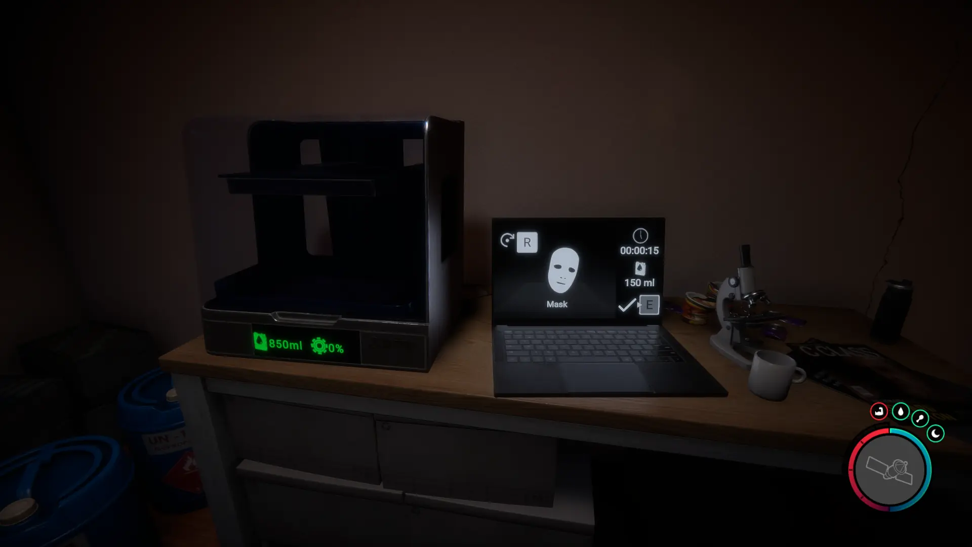 Sons of the Forest Red Mask 3D Printer Location 2
