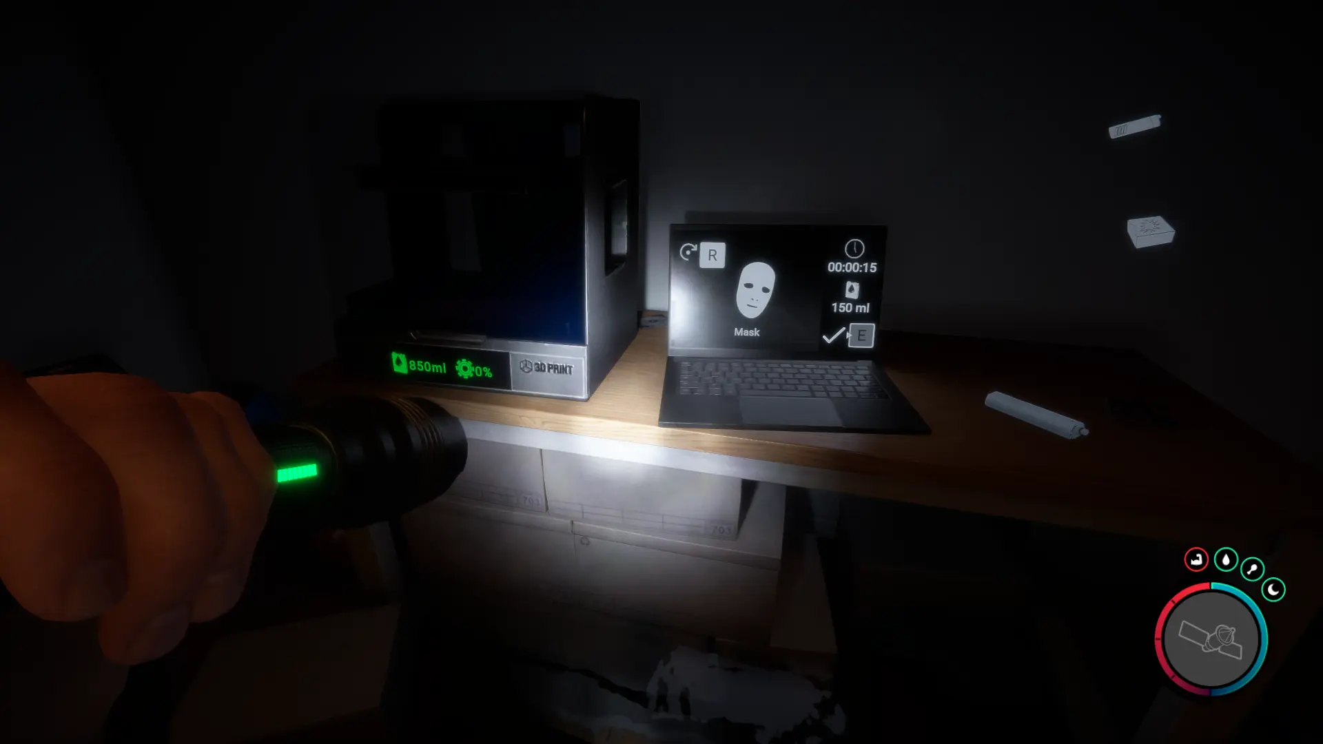 Sons of the Forest Red Mask 3D Printer Location 3