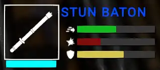 Stun Baton Battery Levels