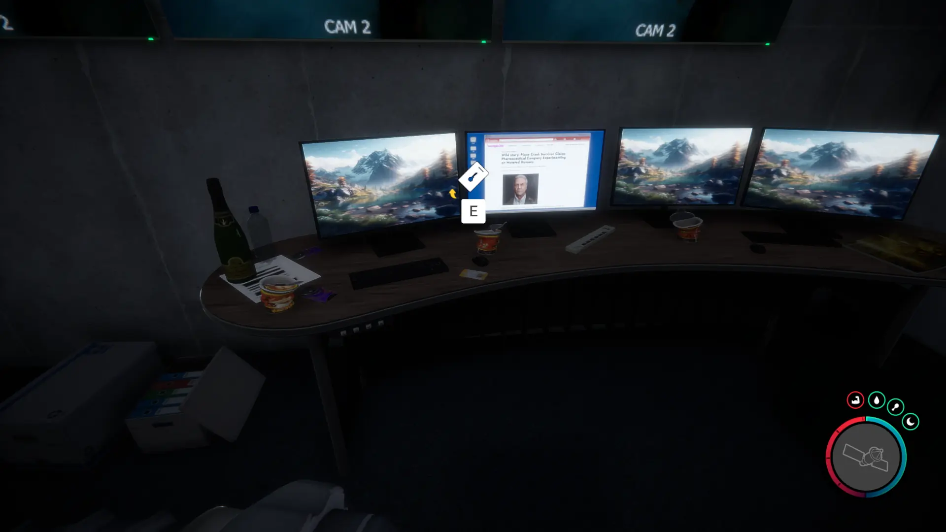 Sons of the Forest VIP Keycard on Desk